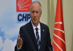 Muharrem İnce: Partiye Küsülmez