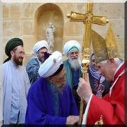 PAPA,NAKŞİBENDİ ŞEYHİYLE GÖRÜŞTÜ 