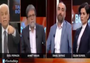 Canlı Yayında Perinçek-Saymaz Kavgsı