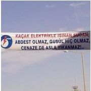 TEDAŞ TAN VATANDAŞA PANKARTLI FETVA