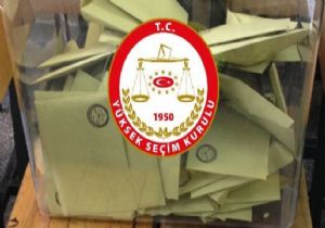 YSK den 6 İl ve 10 İlçe İçin Ret Kararı