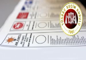 İşte Seçime Girecek 10 Parti