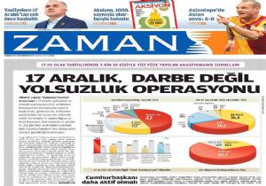 ZAMAN DAN AKP Yİ ŞOKE EDECEK MANŞET
