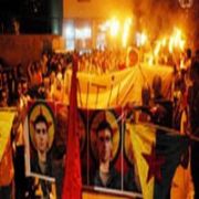 ÖLDÜRÜLEN PKK LIYA MİTİNG GİBİ CENAZE TÖRENİ!
