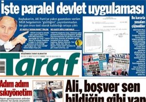 TARAF TAN YENİ İDDİA: GİZLİ CEMAAT PLANI