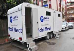 Belediyeden  Mobil Mescit Hizmeti