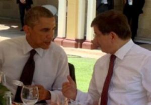 Davutoğlu Obama İle Görüştü