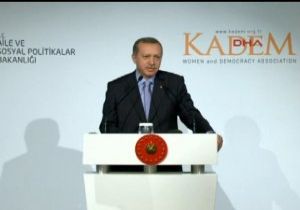 Erdoğan: Kadın ve Erkek Eşit Olamaz