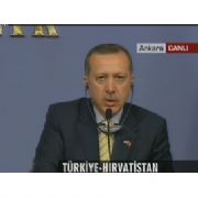 ERDOĞAN OLMERT E SERT ÇIKTI