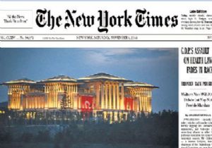 Başkanlık Sarayı NYT in Manşetinde