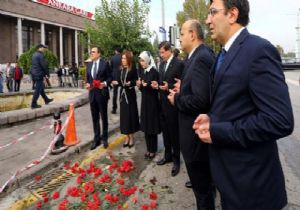 Davutoğlu Katliam Yerinde