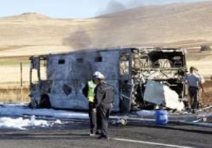 CEZAEVİ ARACINDA YAGIN,5 MAHKUM ÖLDÜ!