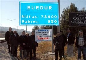BURDUR A MİLLETVEKİLİ GİREMEZ TABELASI