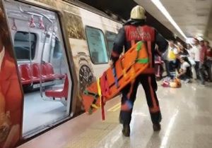 İstanbul da Metroda Feci Olay!
