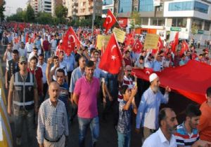 Batman’da  PKK ve Teröre Lanet Yürüyüşü