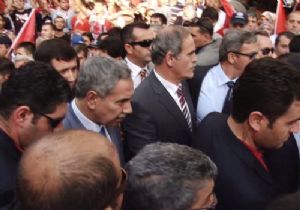 ŞEHİT CENAZESİNDE ARINÇ A ŞOK PROTESTO