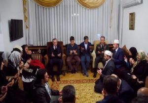 Erdoğan ve Akar Şehit TümgenaralinEvinde