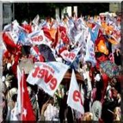 AKP MİTİNGLERİNE KATILAN MEMURLAR İZİNLİ Mİ?