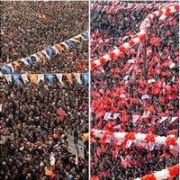AKP VE CHP NİN MİTİNGİ BİLMECEYE DÖNDÜ