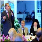 ERDOĞAN BÜYÜKADA DA AZINLIK LİDERLERİYLE BULUŞTU