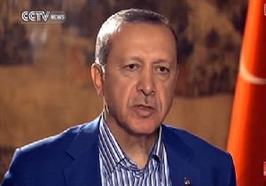 Erdoğan Çin Televizyonuna Konuştu