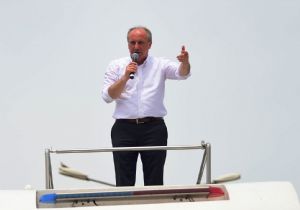 İnce nin Yollarına Gül Döktüler