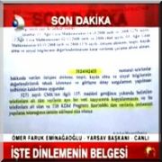 İŞTE DİNLEMENİN BELGESİ