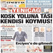 YENİÇAĞ GAZETESİ BAHÇELİ YE VERYANSIN ETTİ