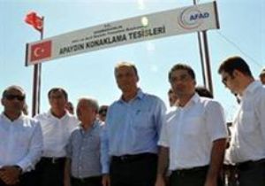 VEKİLLER ÇADIRKENTE ALINMADI