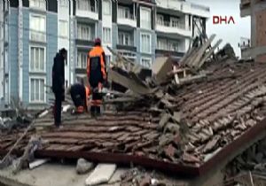 Yozgat  ta 4 Katlı Apartman Çöktü