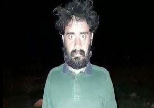 PKK lı terörist  bu halde yakalandı