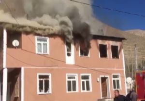 Bayburt ta Yangın Faciası,3 Ölü
