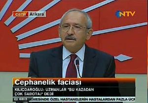KILIÇDAROĞLU NDAN SABOTAJ AÇIKLAMASI!