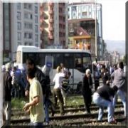SAMSUN DA MİNİBÜSÇÜ POLİS MEYDAN SAVAŞI
