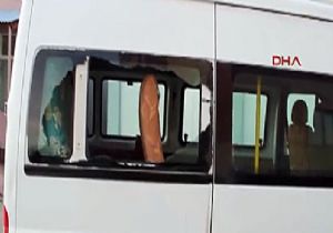 Teröristler Korucu MinibüsünüTaradı