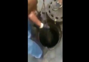 Rögar Tıkansın Diye Kum Torbası Attılar 