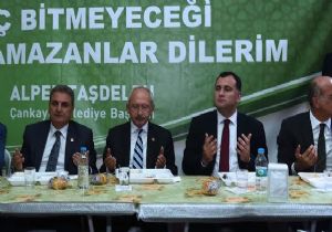 Kılıçdaroğlu Cebeci de İftar Çadırında