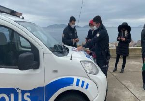 Sahilde YürüyüşYapan 3 Kişiye Ceza