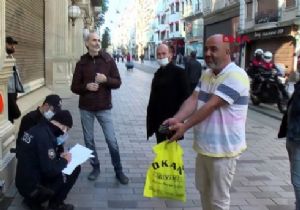Maskesiz Dolaşanlara 1000 TLCeza Kesildi